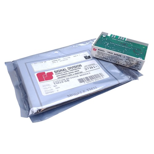 Federal signal tm33 modulo - signal, tm33-sb